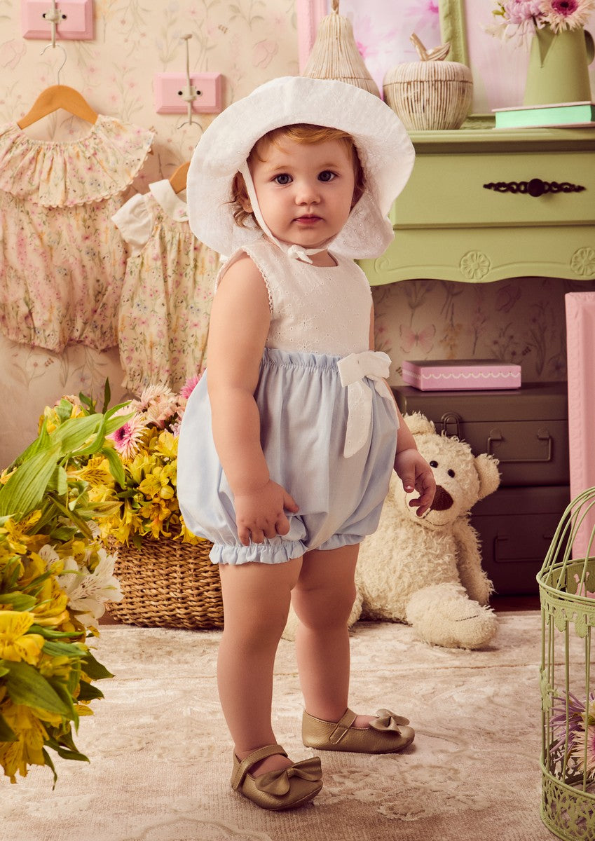 Laise Striped Children's Sunbath with Bow