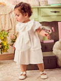 Children's Dress in Fabric with Maxi Bow