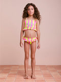 Striped Bikini with Beads