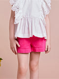 Children's Pink Twill Shorts
