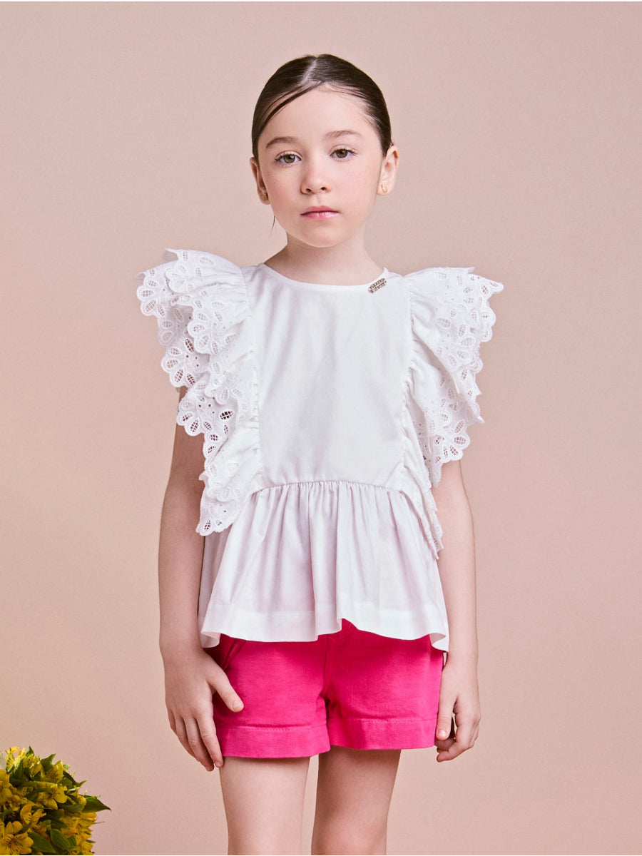 Children's Blouse with Ruffles from Laise