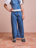 Dark Jeans with Pleated Details