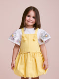 Yellow Twill Balloon Salopete