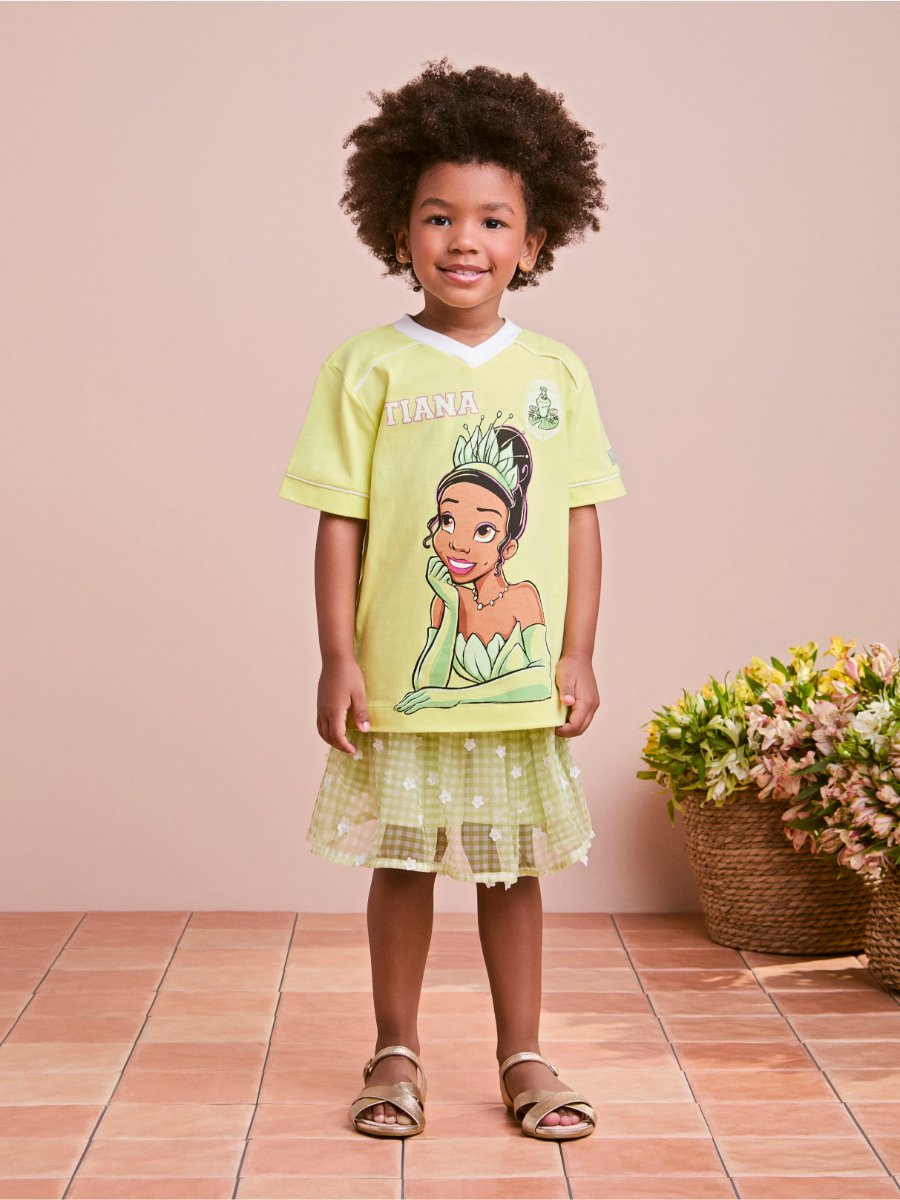 Disney Princess Tiana's Green Children's Blouse
