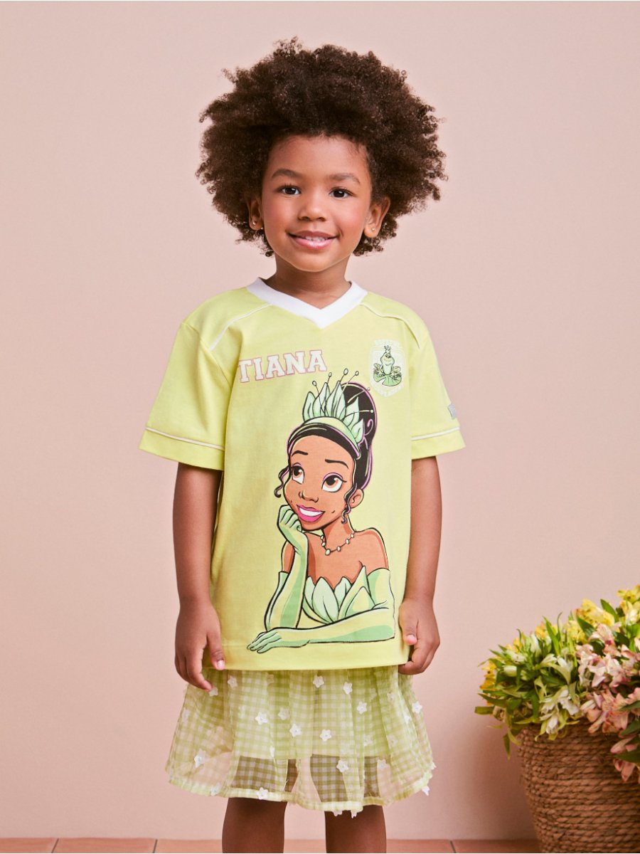 Disney Princess Tiana's Green Children's Blouse