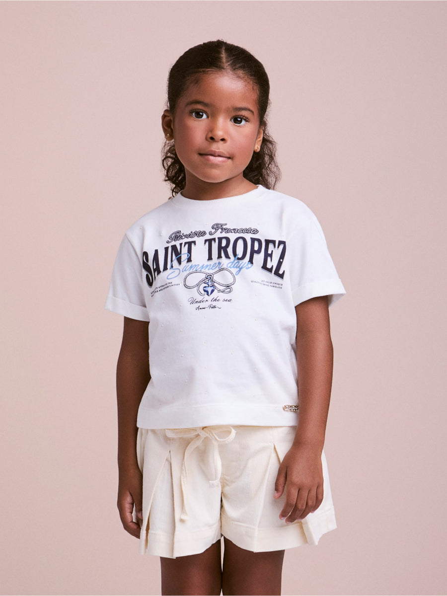 Summer Days Children's T-Shirt with Rhinestones