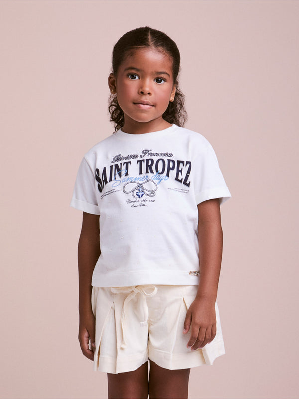 Summer Days Children's T-Shirt with Rhinestones