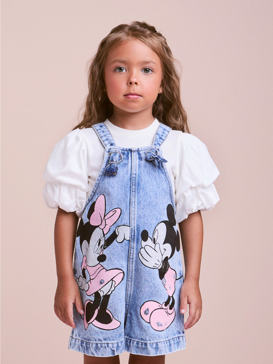 Casal Mouse Jeans Overalls