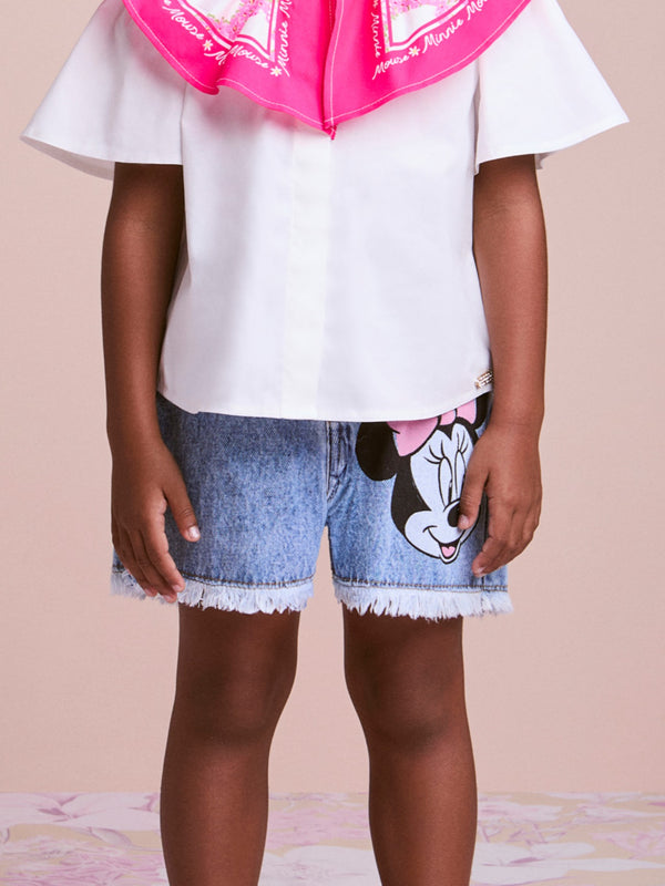 Mickey and Minnie Mouse Jeans Shorts