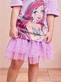 Lilac Tulle Skirt with Tutu Layers