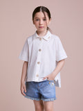 Children's Shirt with Star Buttons