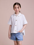 Children's Shirt with Star Buttons
