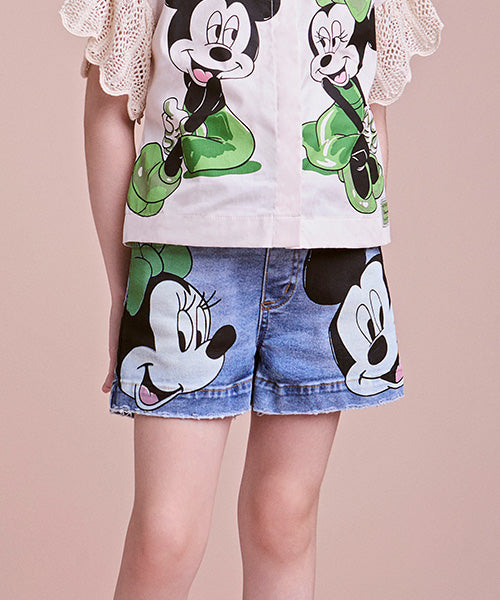 Mickey and Minnie Mouse Jeans Shorts