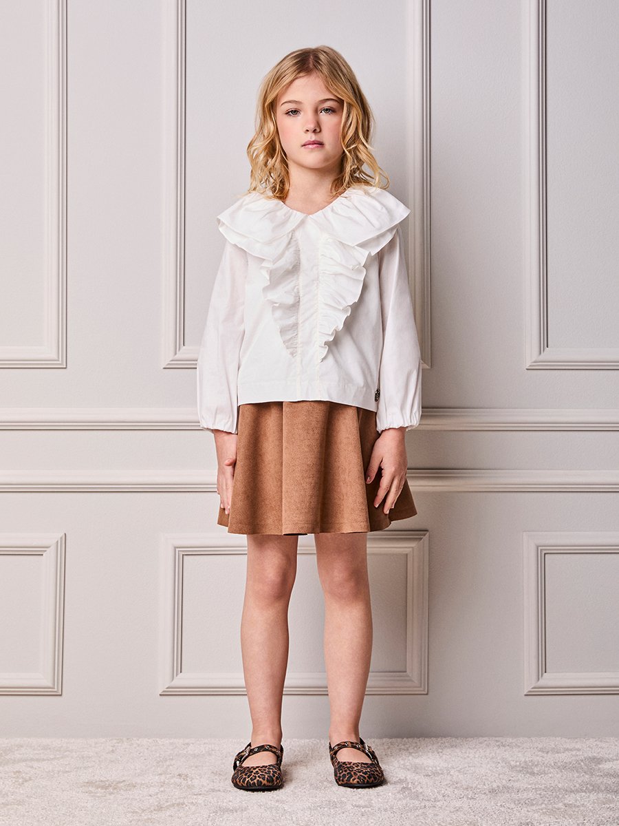 Children's Skirt Anime Cappuccino Girl by Suedine