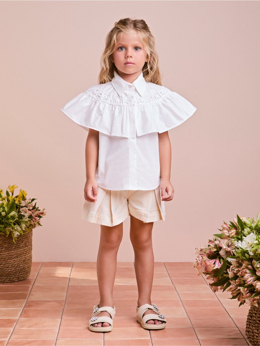 Children's Shirt with Ruffles