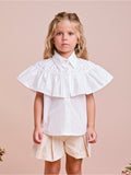 Children's Shirt with Ruffles