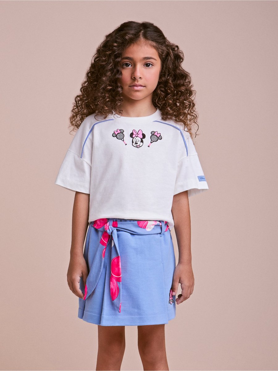Minnie Children's Set with Disney Pleated Skirt