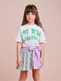 Glam Set with Stripes and Maxi Bow