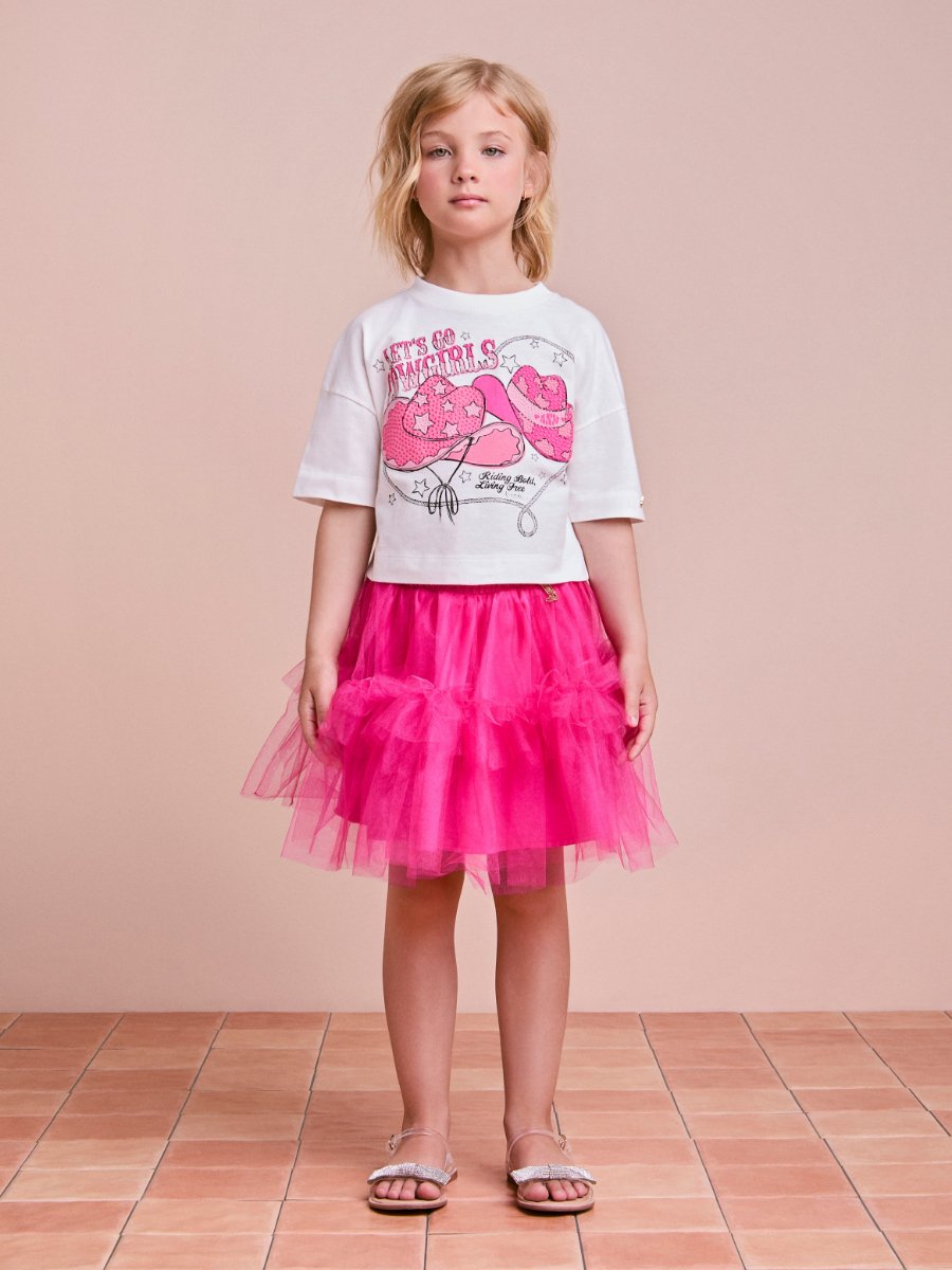 Pink Tulle Cowgirls Children's Set