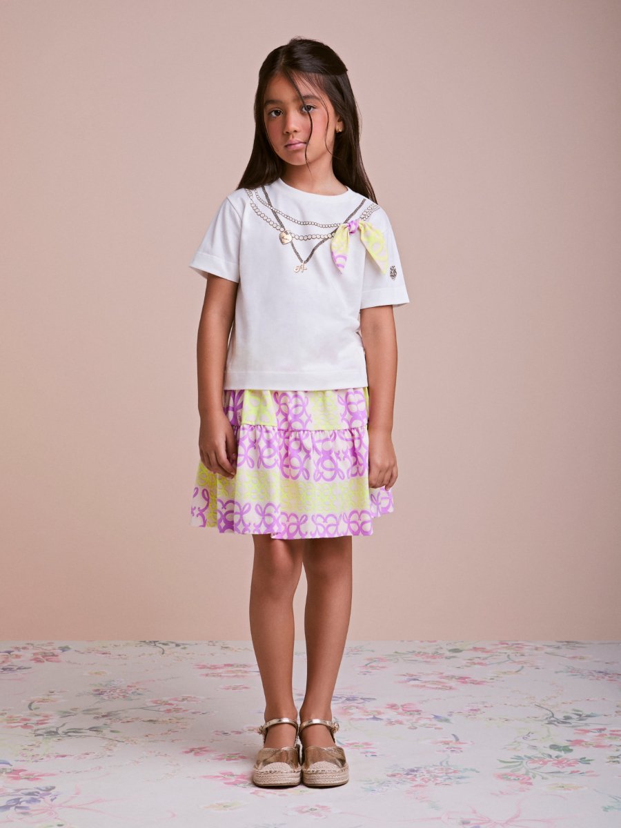 Children's Set with Rococo Print