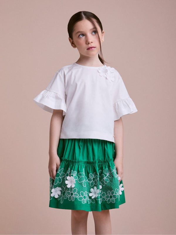 Children's Tricoline Set with Embroidery