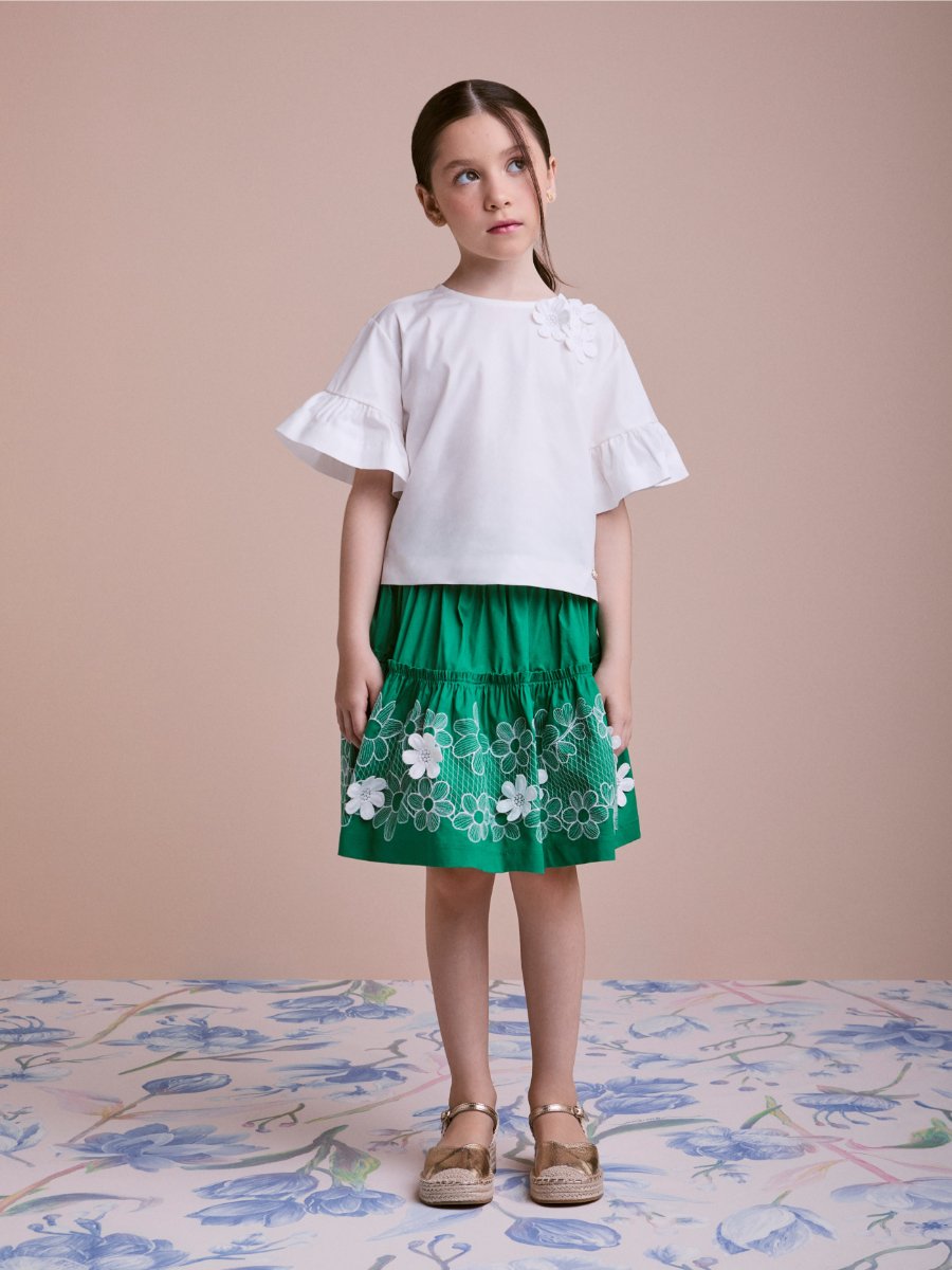 Children's Tricoline Set with Embroidery