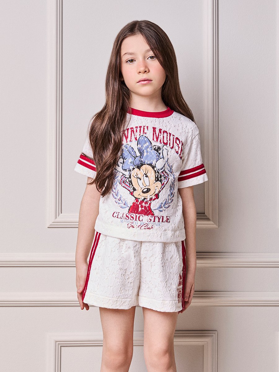 Minnie Anime Lace Children's Set