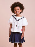 Disney Children's Blouse with Navy Collar