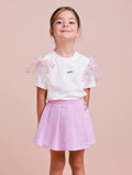 Children's Set with Tulle and Sequin Hearts