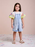 Children's Jeans Overalls with Pockets