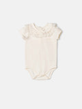 Body with Doll Collar and Tulle Lace