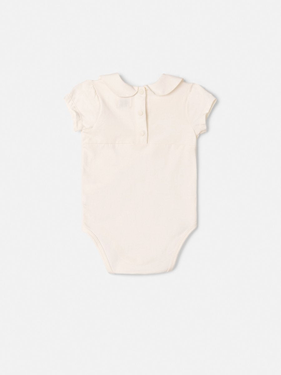 Body with Embroidered Floral Collar