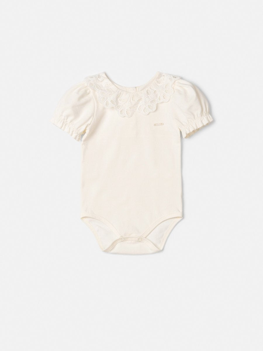 Children's Bodysuit with Puff Sleeve