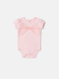 Girls' Bodysuit with Tulle Bow