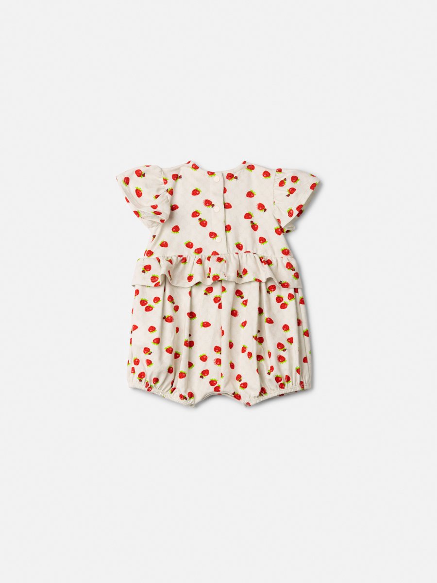 Children's Sunbath with Strawberry Print