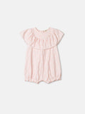 Pink Sunbath with Floral Embroidery