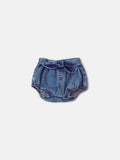 Girls' Jeans Shorts with Bow