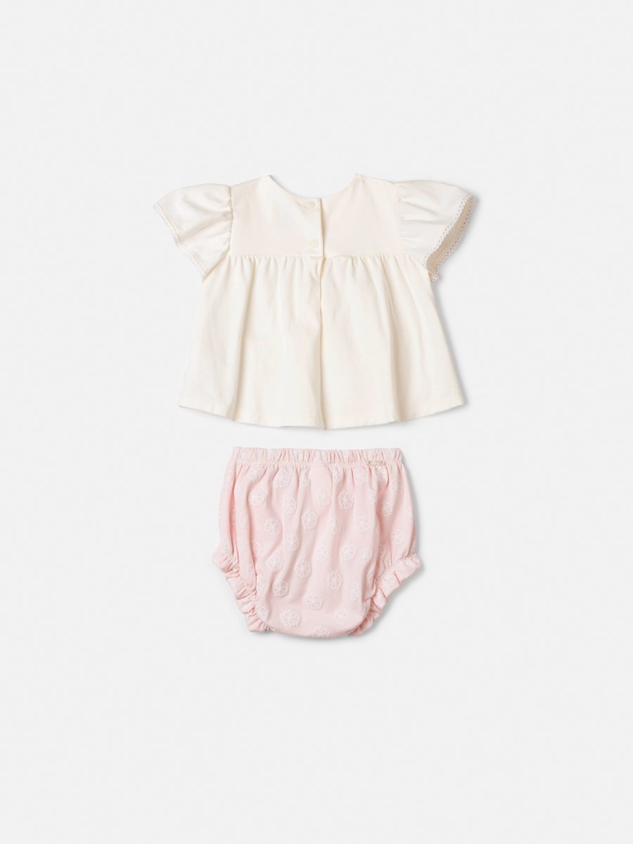 Off White Set with Embroidery