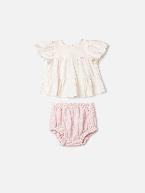 Off White Set with Embroidery