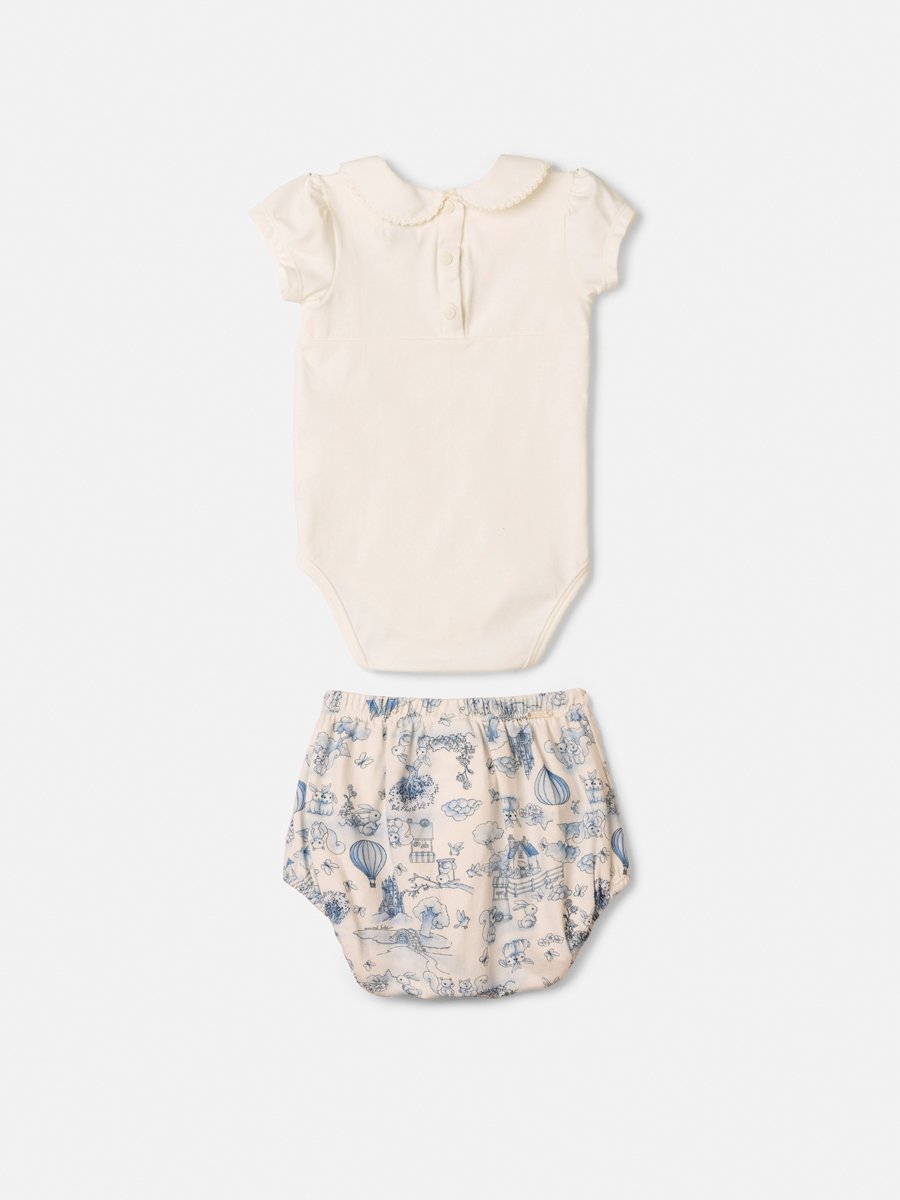 Children's Set Printed with Collar
