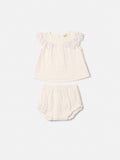 Girls' Gauze Tunic and Shorts Set