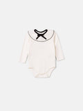 Animê Girls' Bodysuit – Long Sleeve with Ruffle Collar