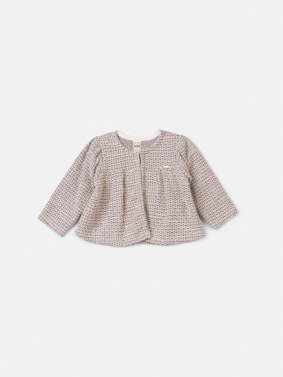 Animê Girls' Coat – Jacquard Tweed