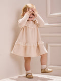 Animê Girls' Dress – Knit with Ruffles in Lace