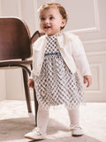 Animê Girls' Dress – Tulle with Monogram Print