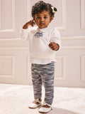 Girls' Anime Tweed Set with Collar