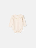 Girls' Anime Long Sleeve Bodysuit with Lace Ruffle