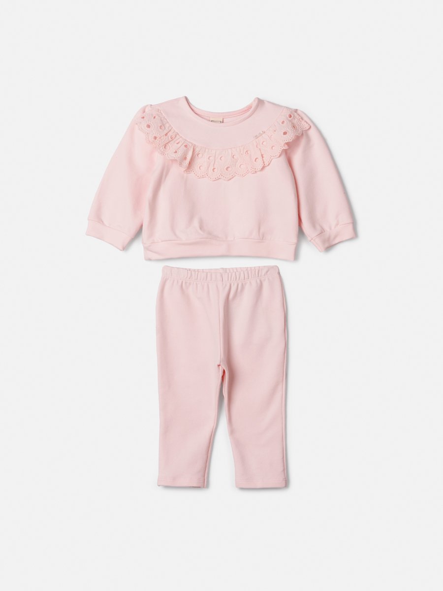 Girls' Anime Set with Eyelet Ruffle