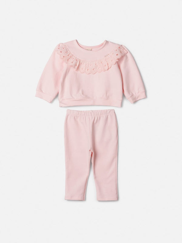 Girls' Anime Set with Eyelet Ruffle
