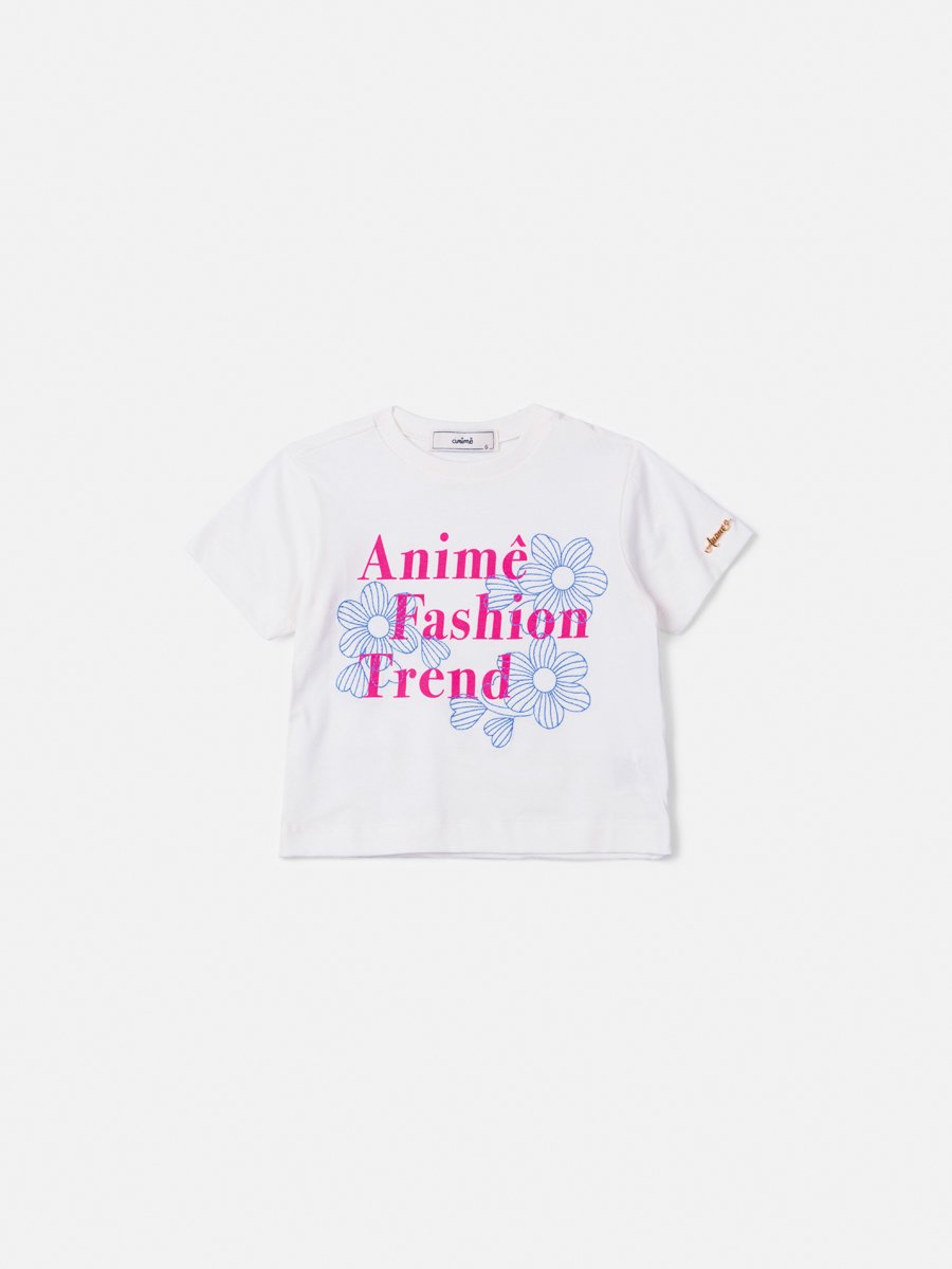 Children's Blouse with Floral Embroidery